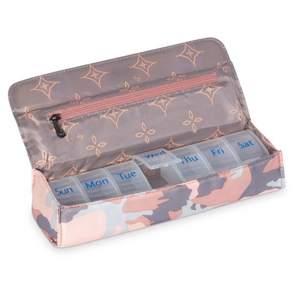Lug Choo Choo XL Pill Organizer NWT Camo Rose - Picture 2 of 5